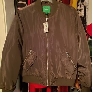 NWT Hunter Green Bomber Jacket